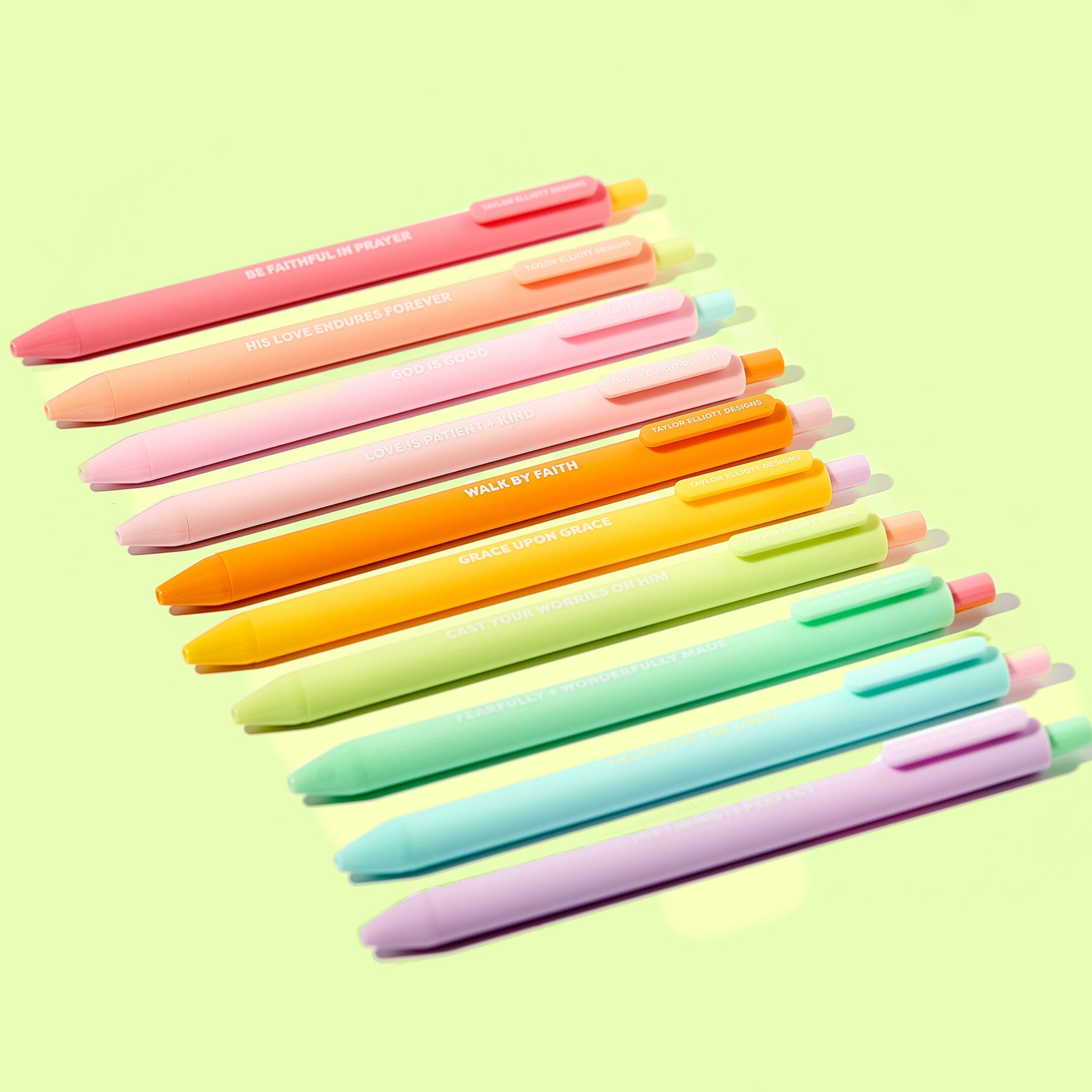 Faith Gel Pen Set - 10