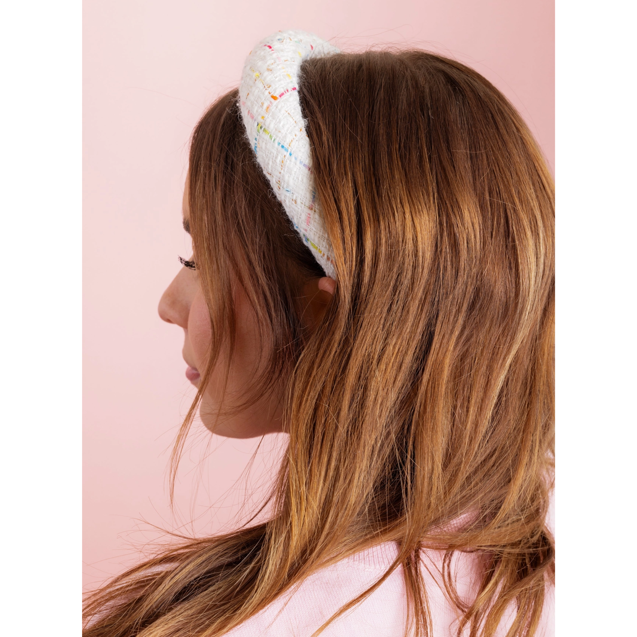 Padded Headband - Tweed Weave