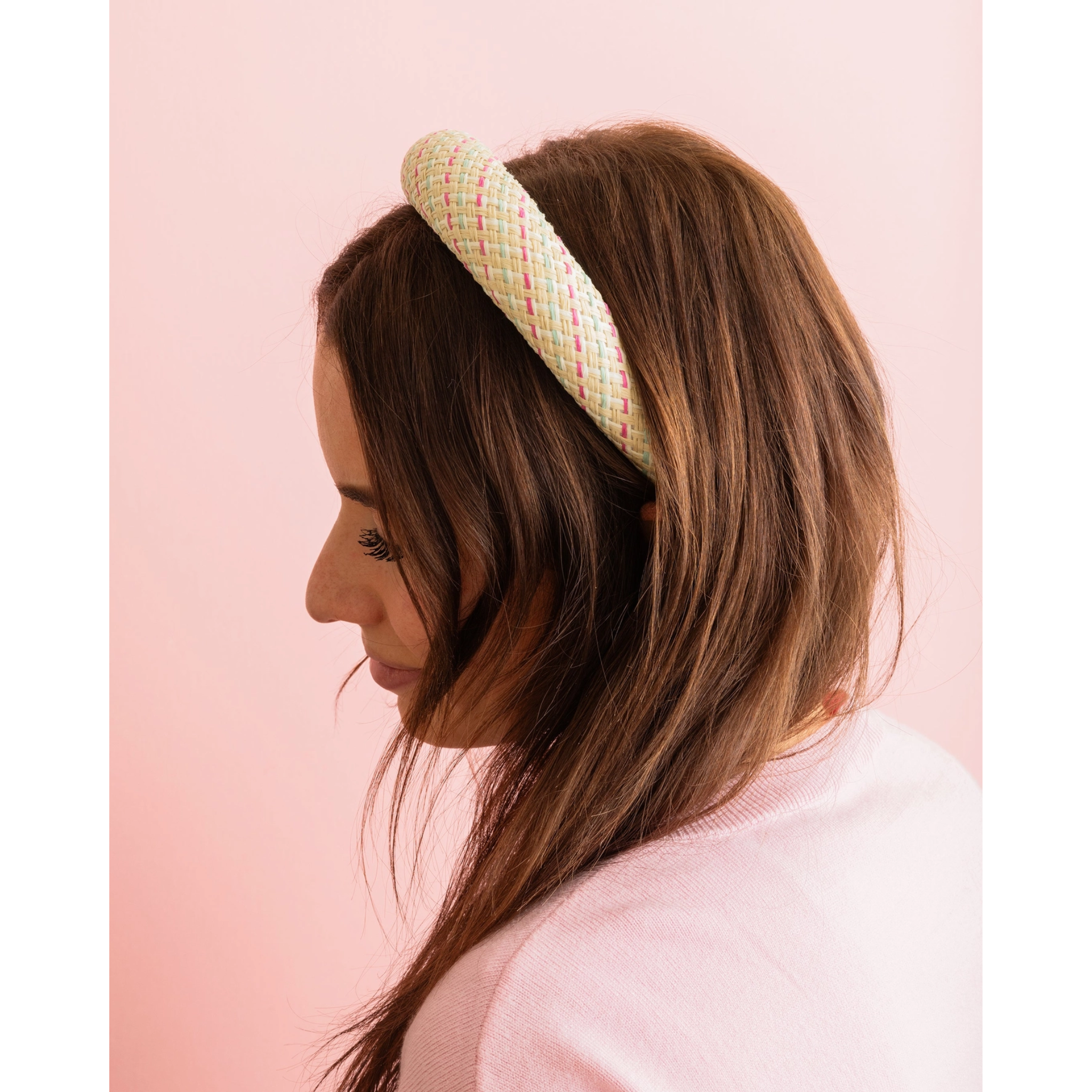 Padded Headband - Tweed Weave