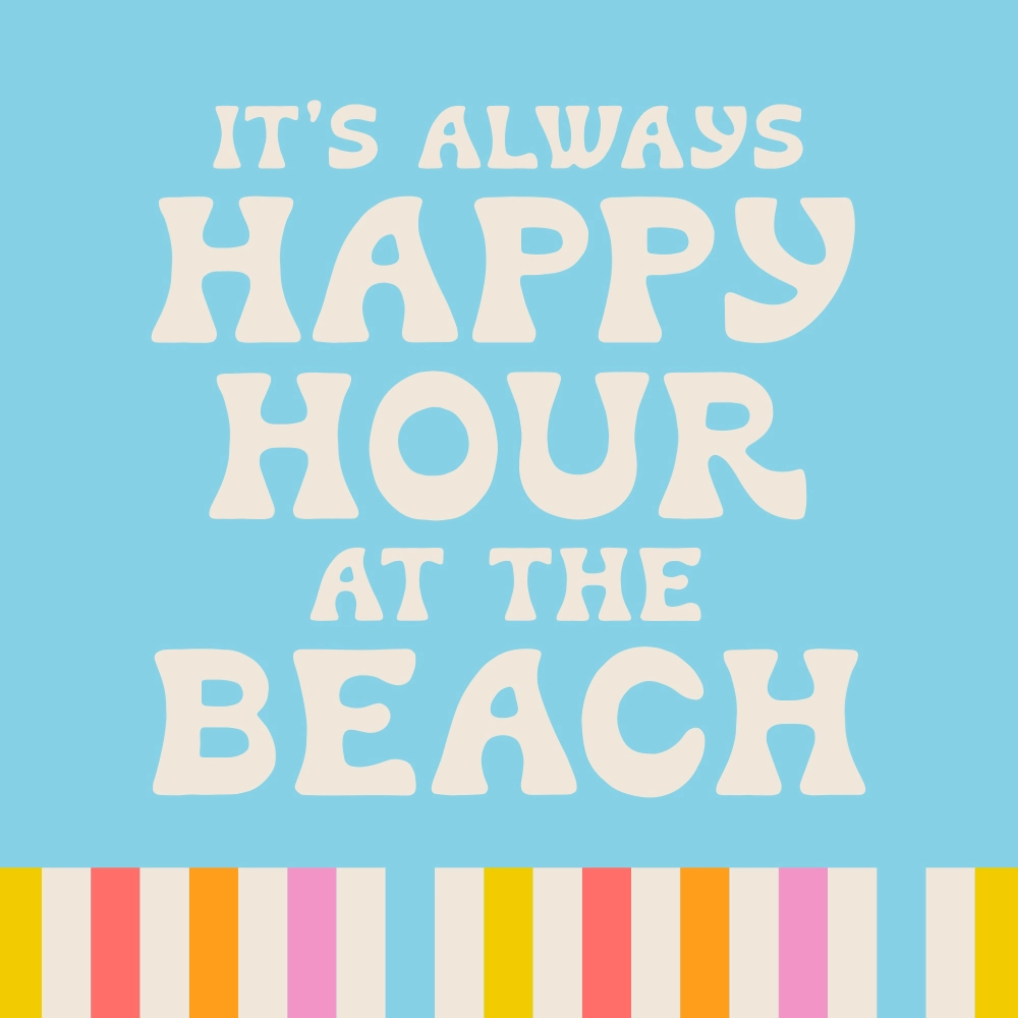 Cocktail Napkins | Beach HH