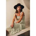 Sage Tiered Maxi Dress