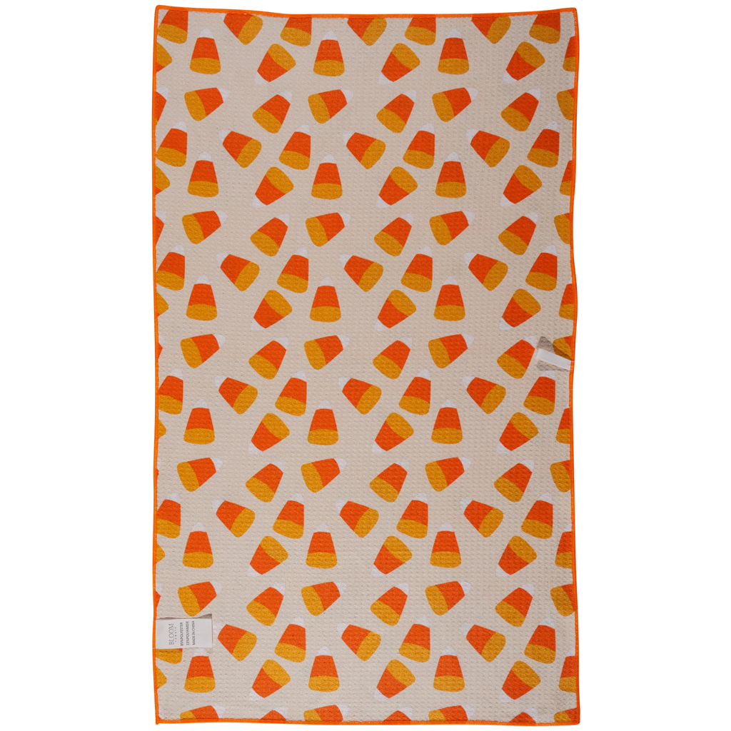Candy Corn Tea Towel
