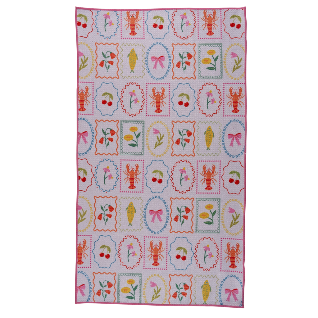 Summer Market Tea Towel