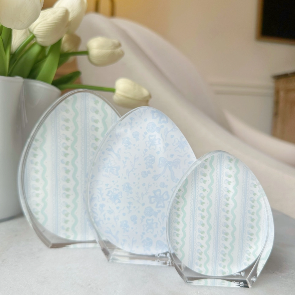 Blue Acrylic Eggs