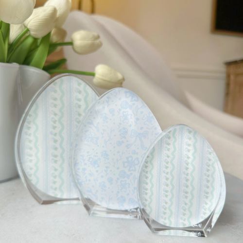 Blue Acrylic Eggs