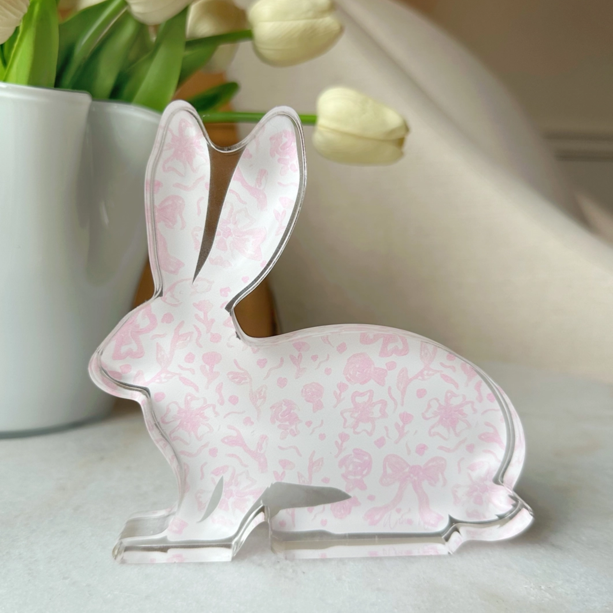 Easter Acrylic Bunny Block