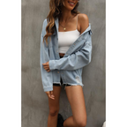 Distressed Denim Jacket