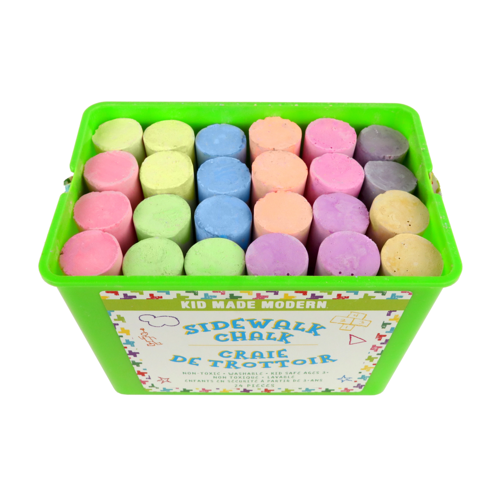 Sidewalk Chalk Bucket (24 Count)