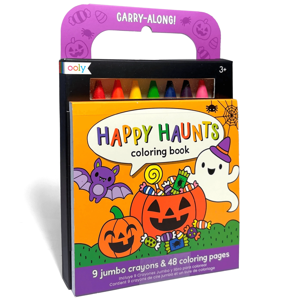 Carry-Along Coloring Book Set - Happy Haunts