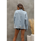 Distressed Denim Jacket