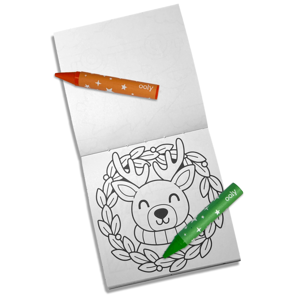 Carry-Along Coloring Book Set - Frosty Fun