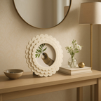 Round Scalloped Frame