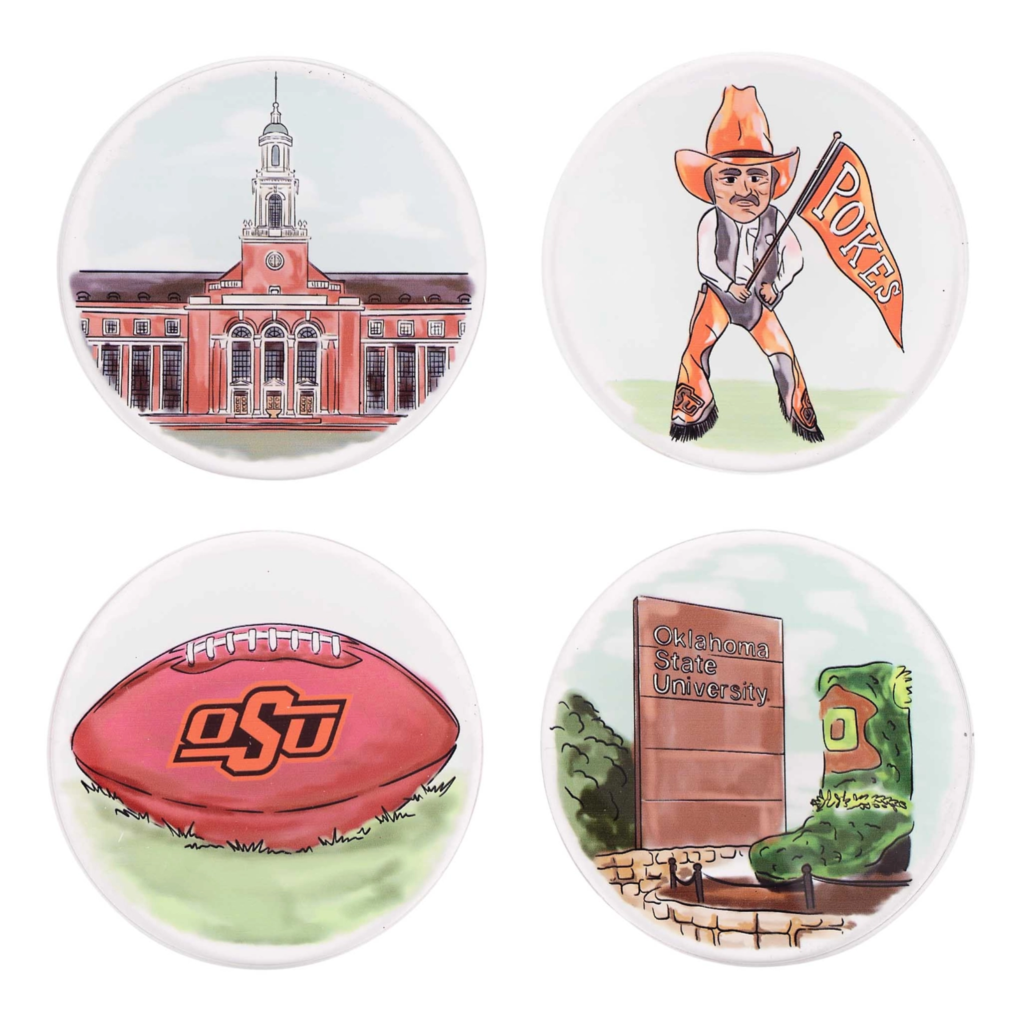 OSU Coaster Set of 4