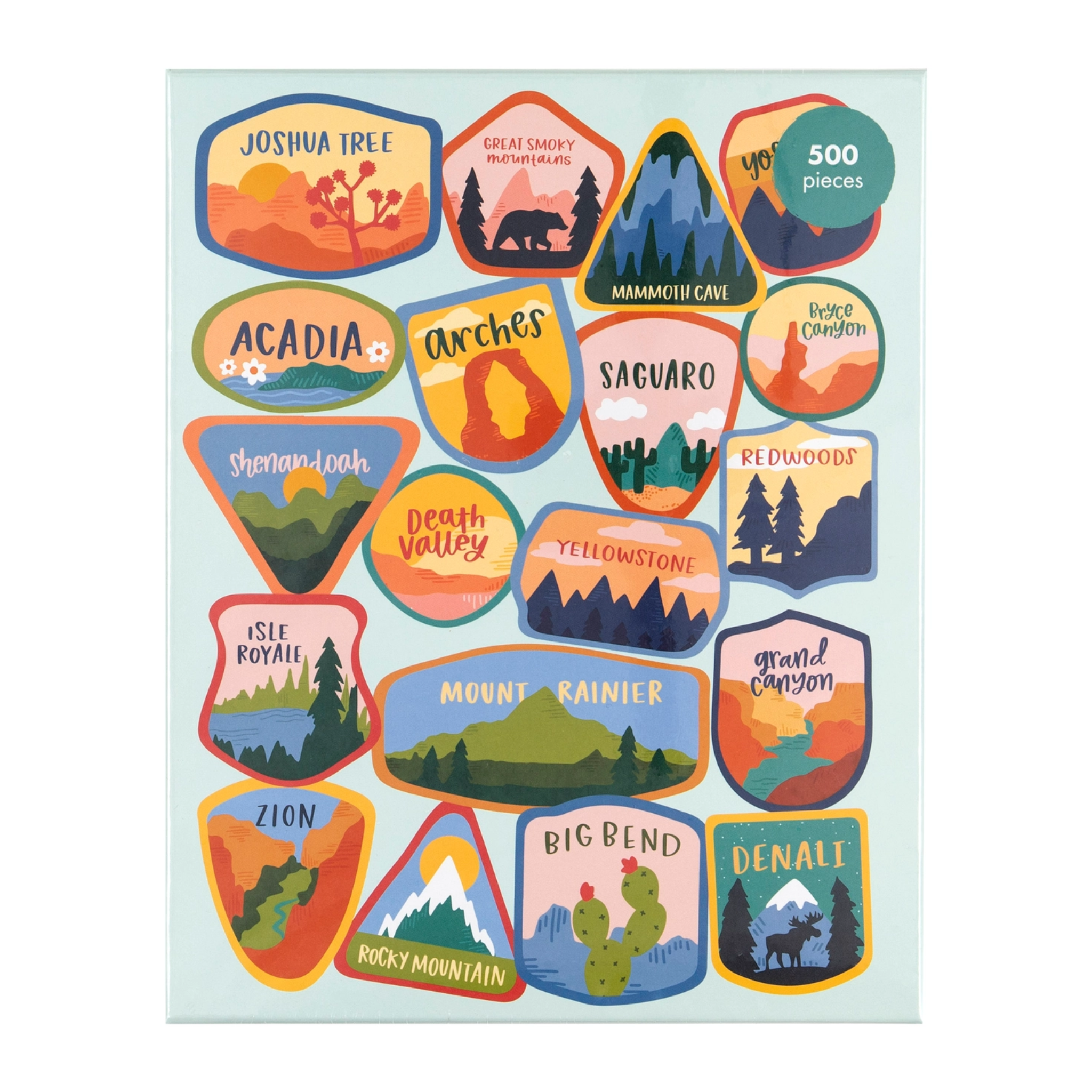 National Parks - 500 Piece Jigsaw Puzzle