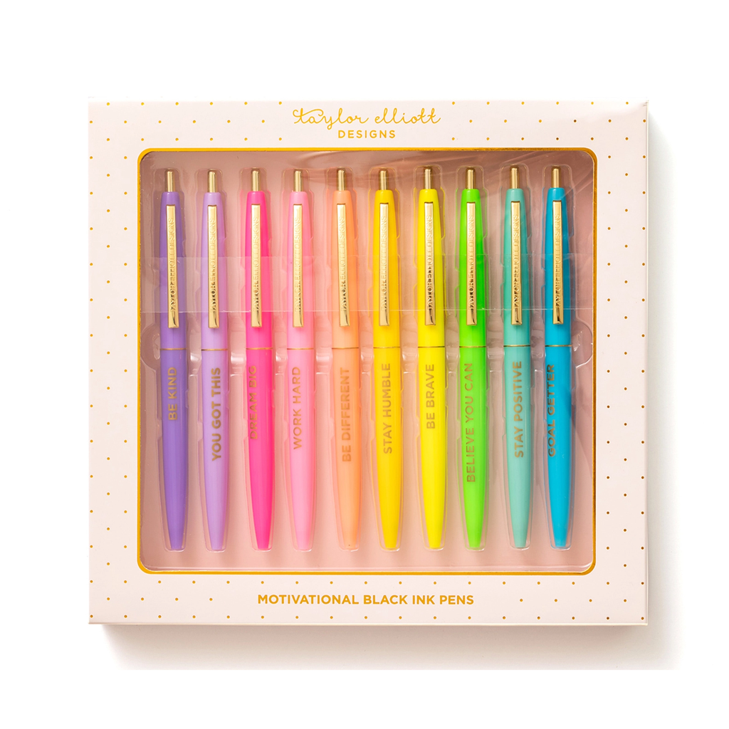 Motivational Pen Set - 10