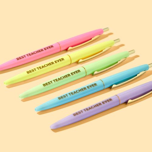 Best Teacher Ever - 5 Piece Pen Set