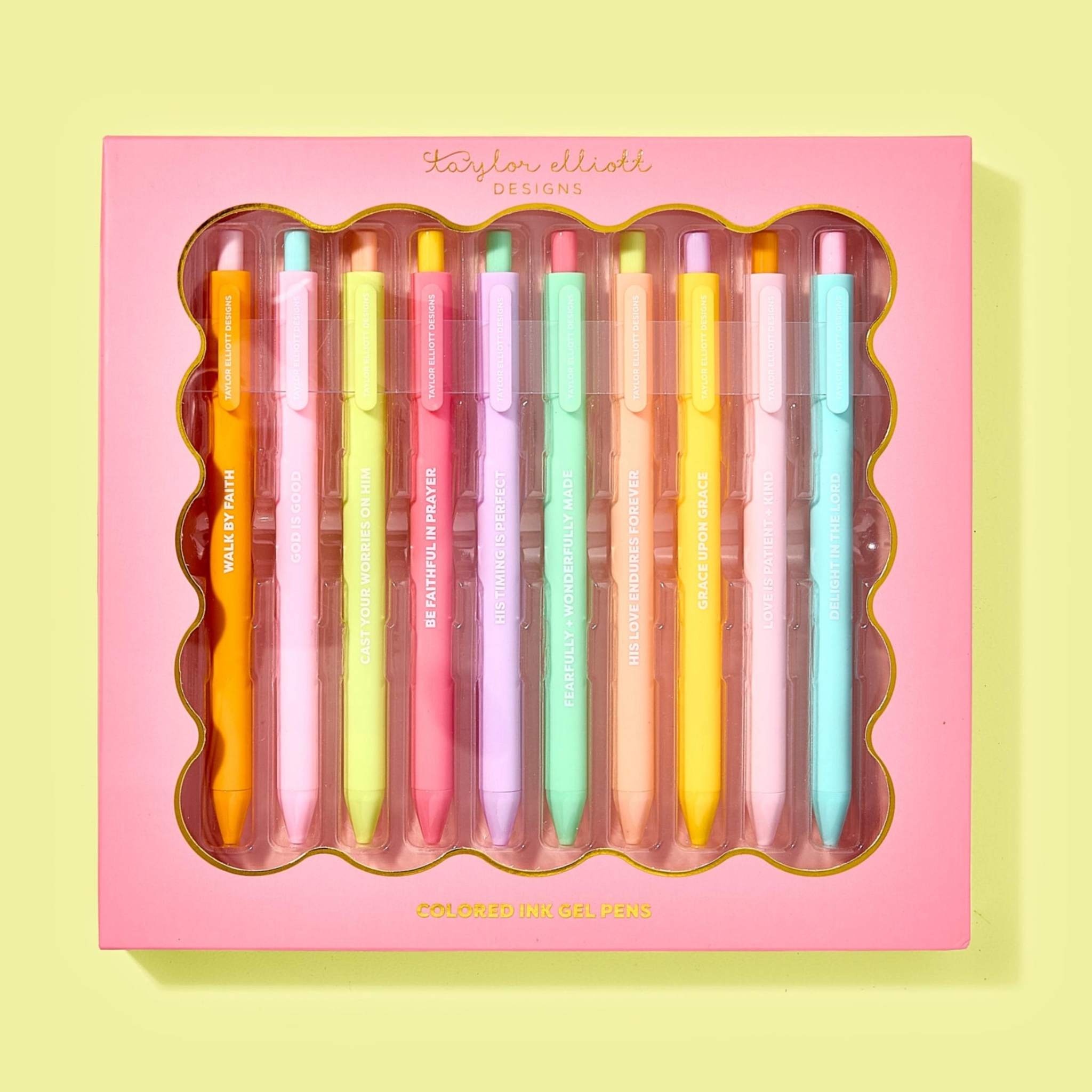 Faith Gel Pen Set - 10