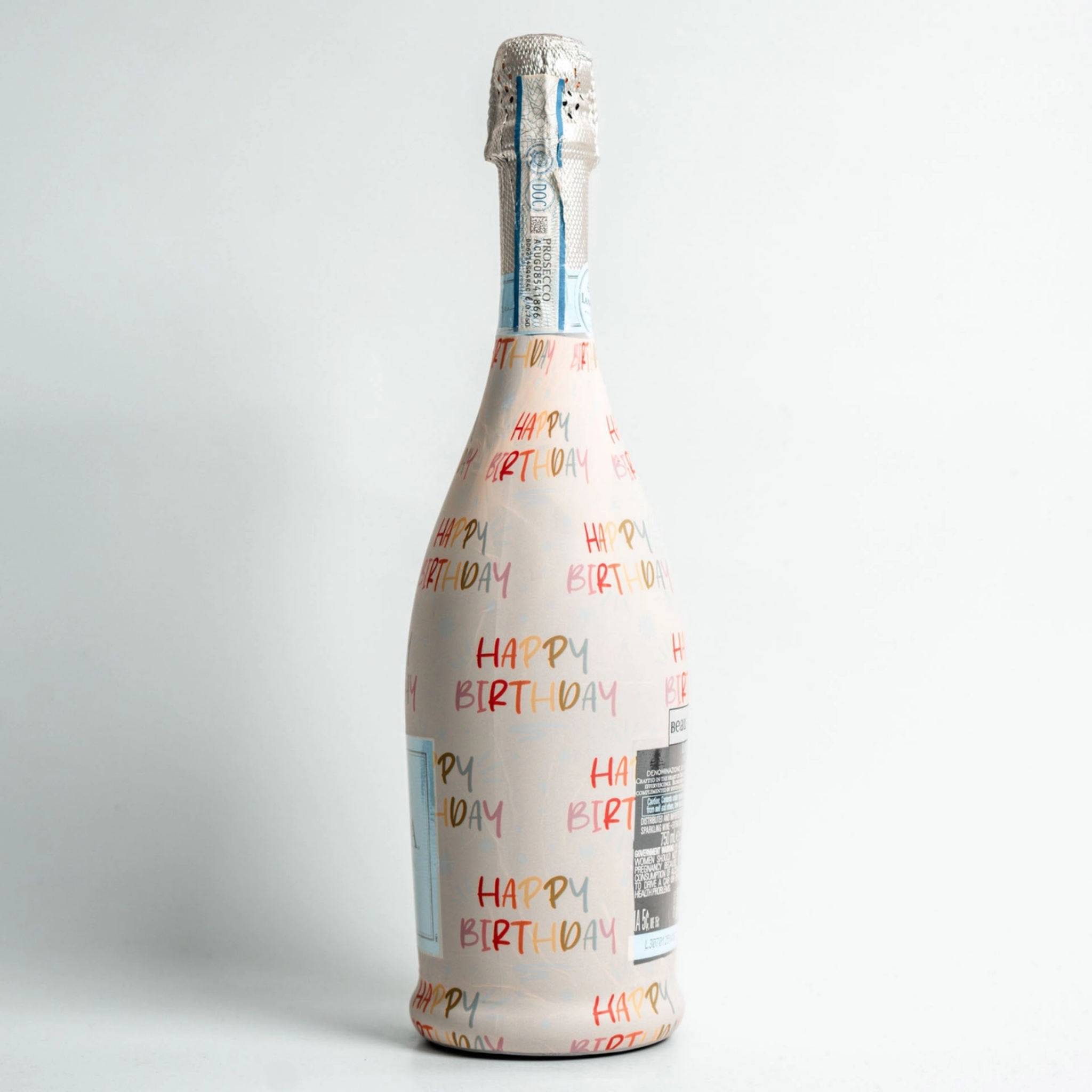 Pastel Birthday Bottle Wrap