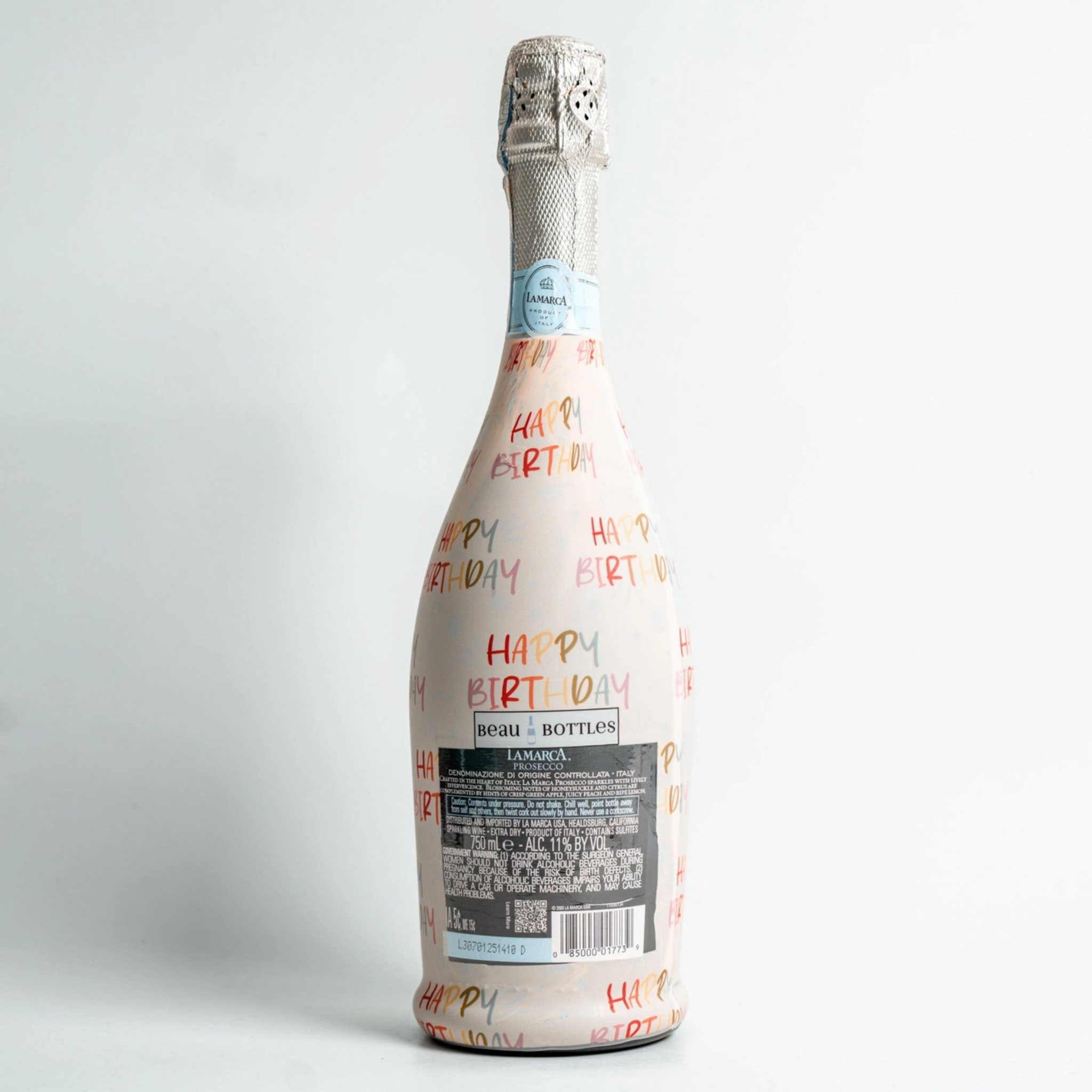 Pastel Birthday Bottle Wrap