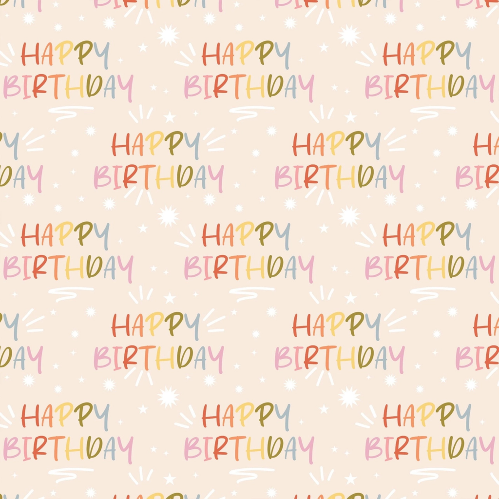 Pastel Birthday Bottle Wrap