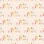 Pastel Birthday Bottle Wrap