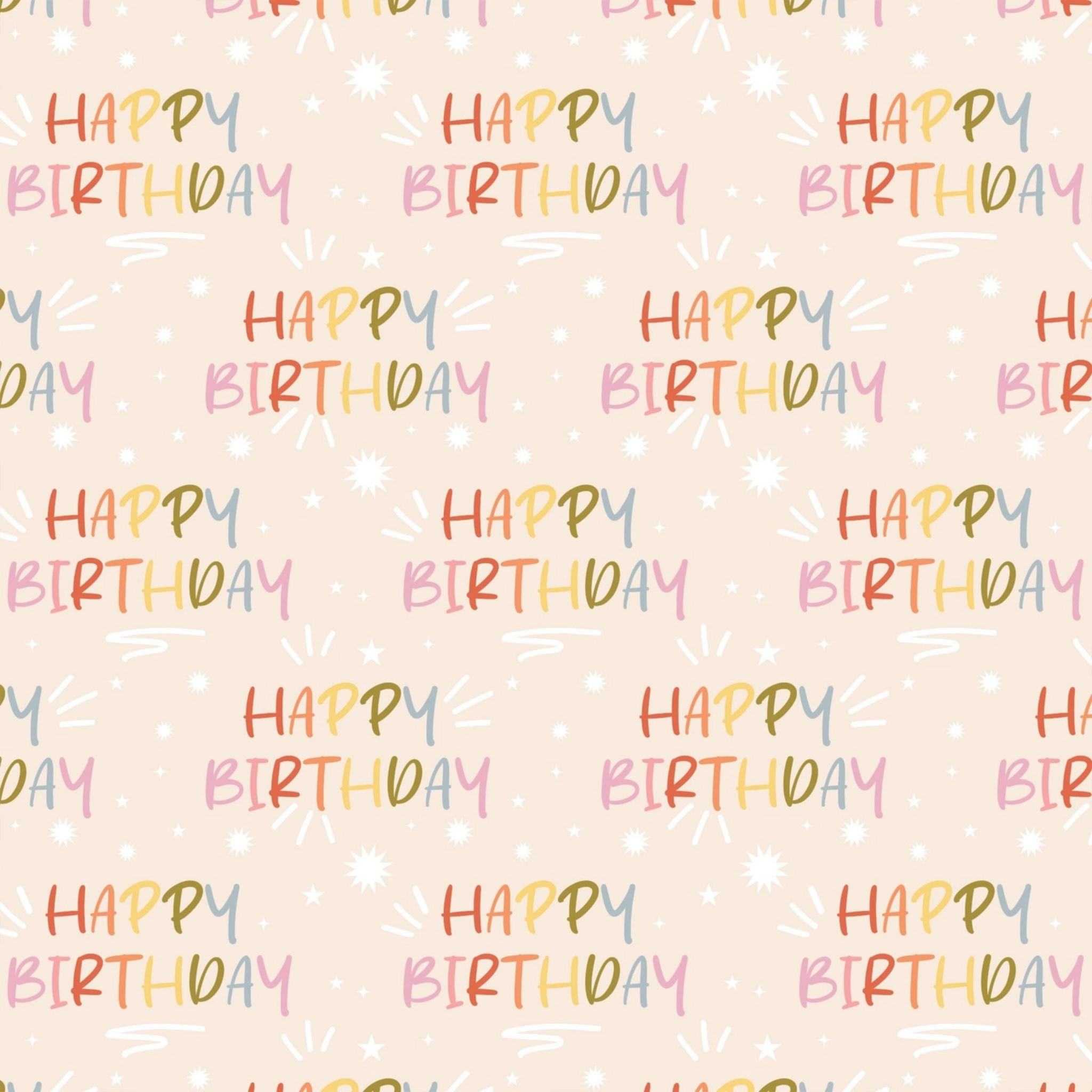 Pastel Birthday Bottle Wrap