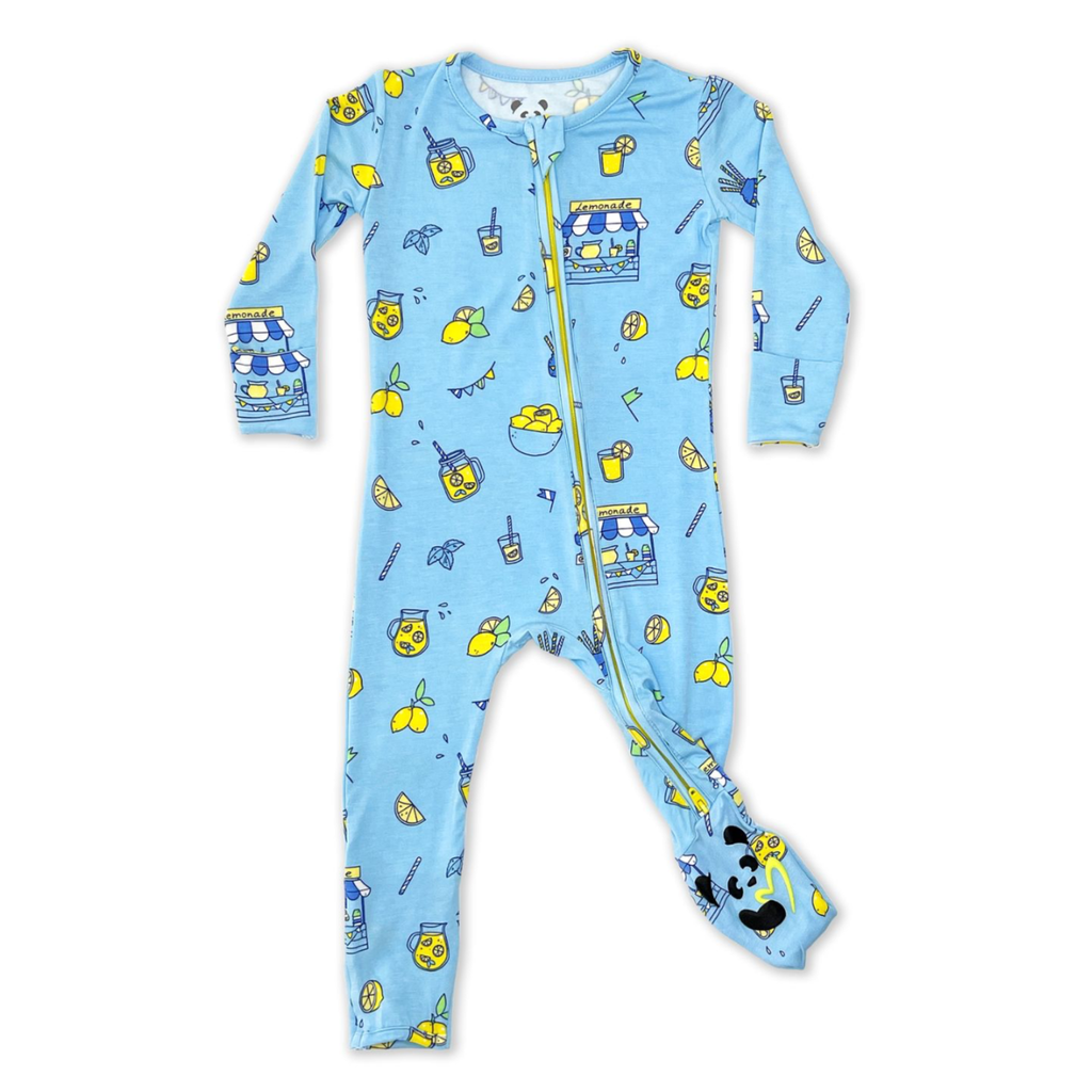 Blue Lemonade Bamboo Pajamas
