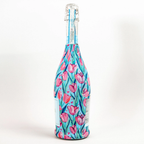 Blushing Tulip Garden Bottle Wrap