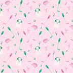 Clubs & Ribbons Bottle Wrap