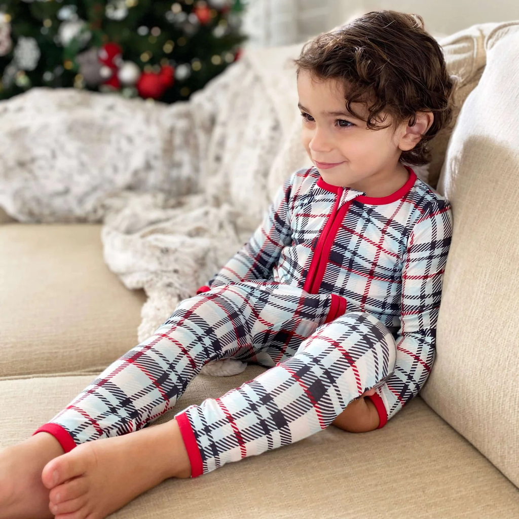 Holiday Plaid Bamboo Pajamas