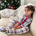 Holiday Plaid Bamboo Pajamas