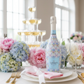 Hydrangea Lattice Bottle Wrap