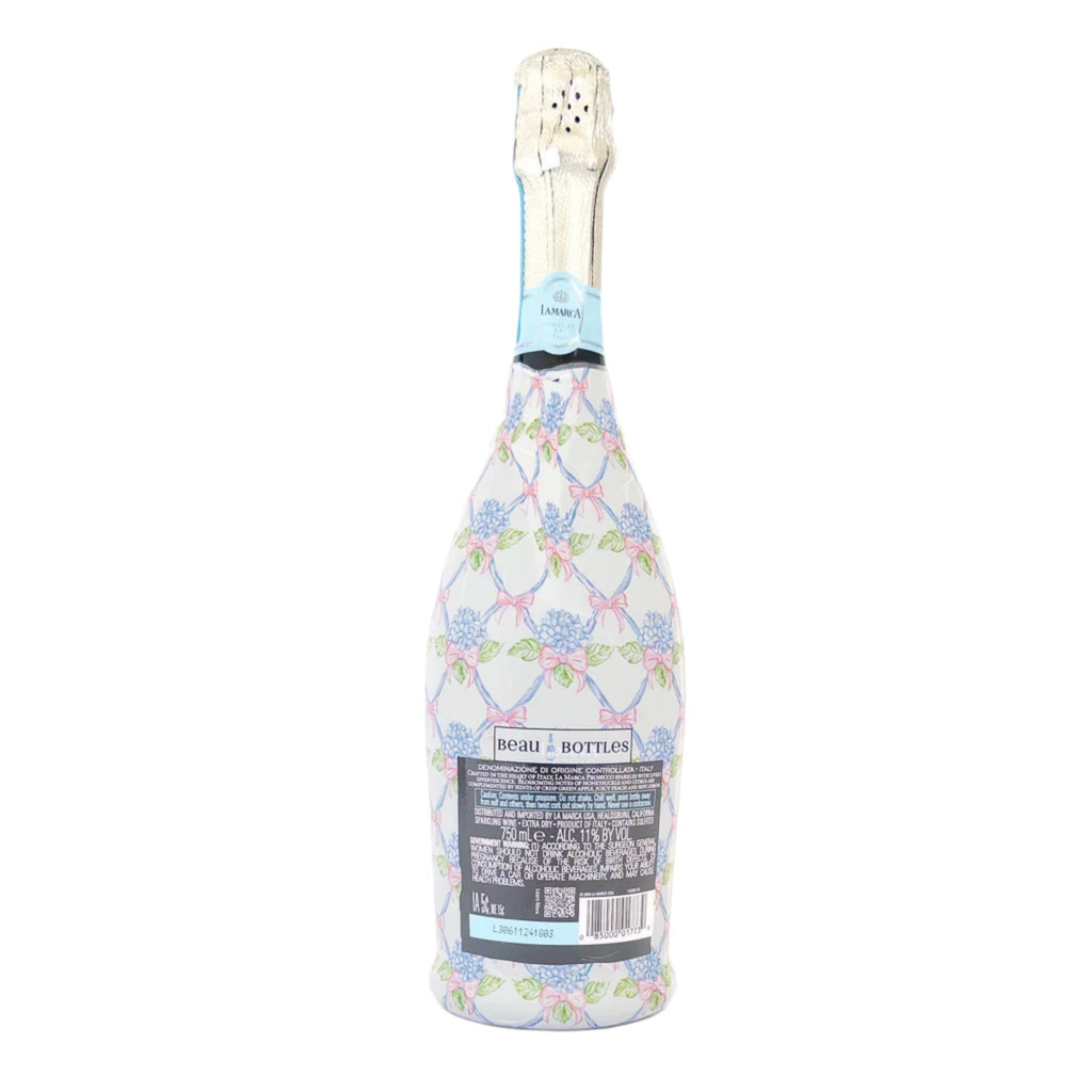 Hydrangea Lattice Bottle Wrap