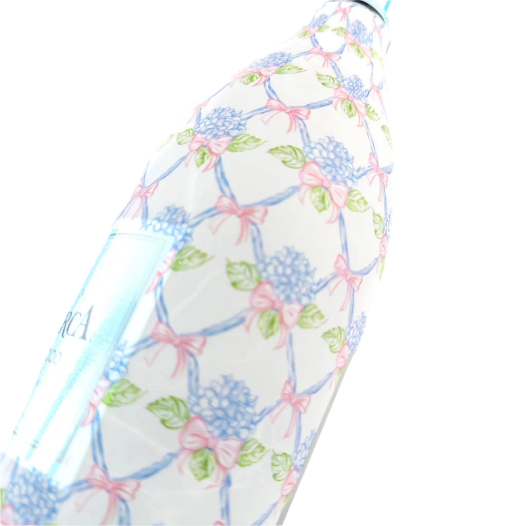 Hydrangea Lattice Bottle Wrap