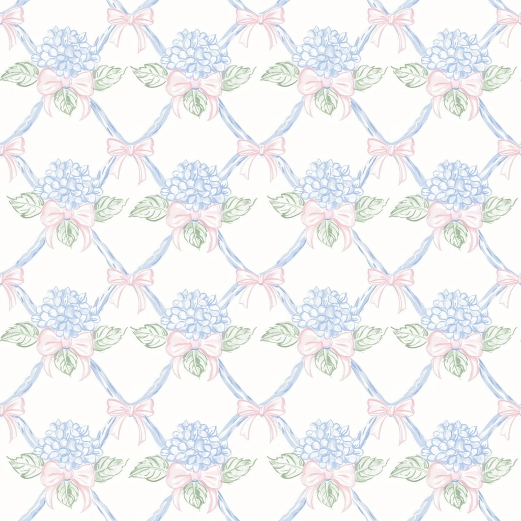Hydrangea Lattice Bottle Wrap