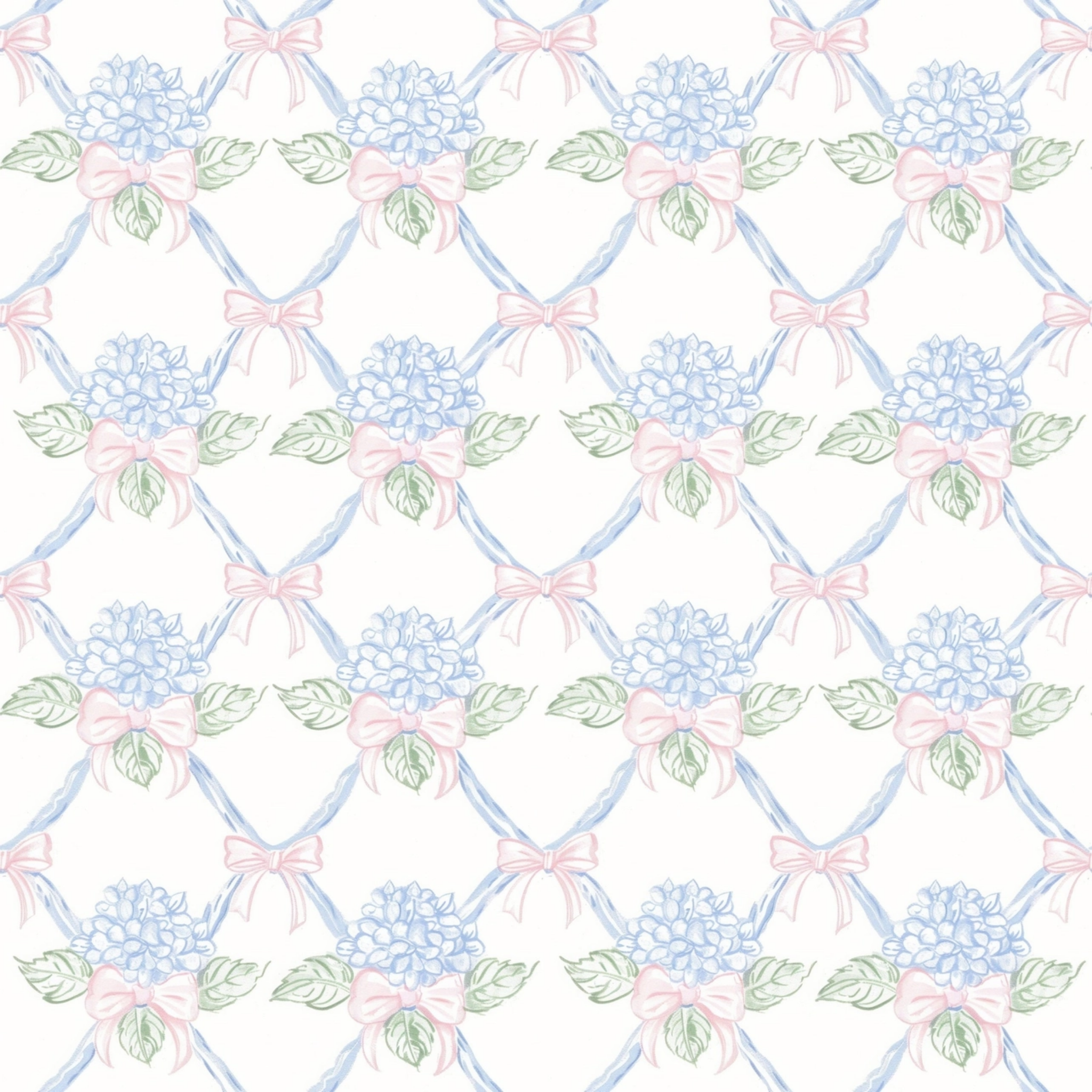Hydrangea Lattice Bottle Wrap