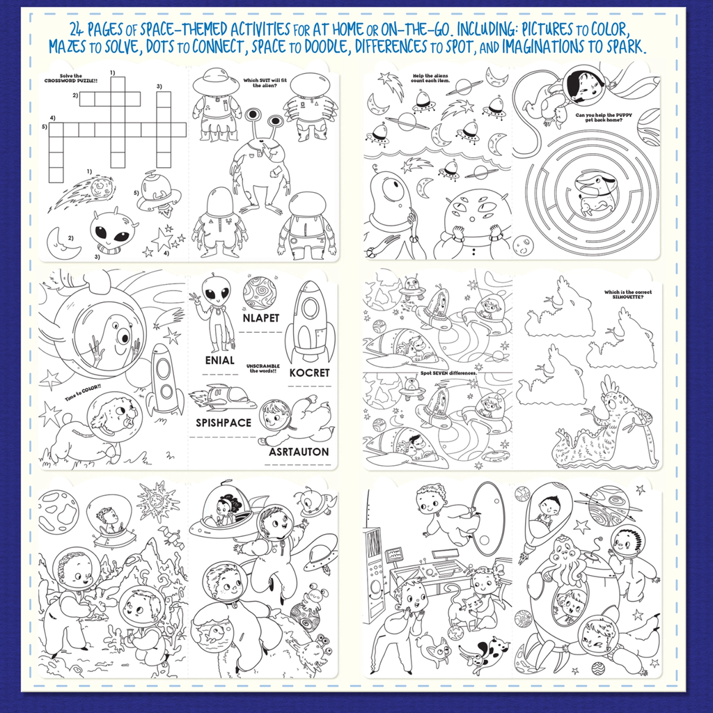 Little Book of Big Fun Activity Book | Space Adventure