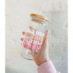 MAMA Iced Coffee Glass