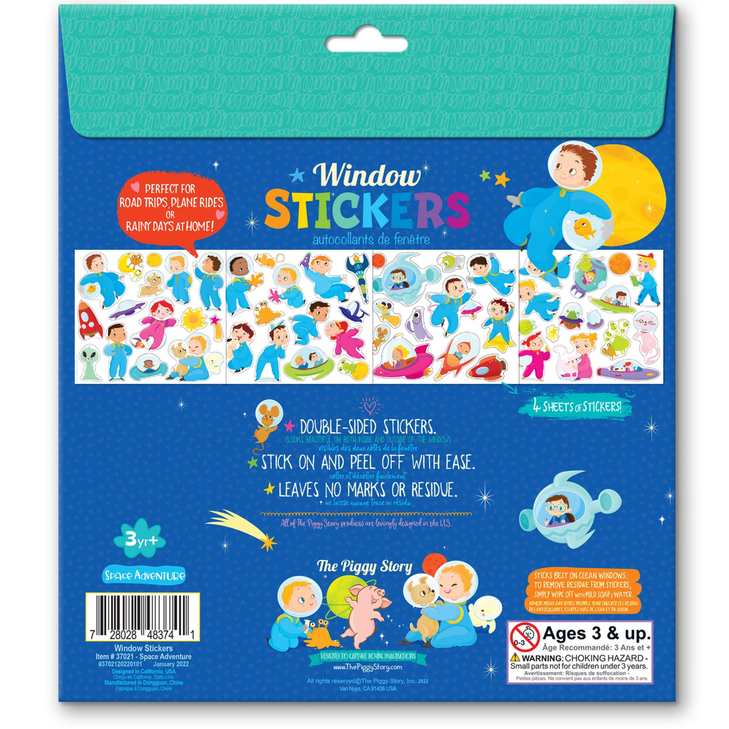 Window Sticker Gift Pack | Space Adventure