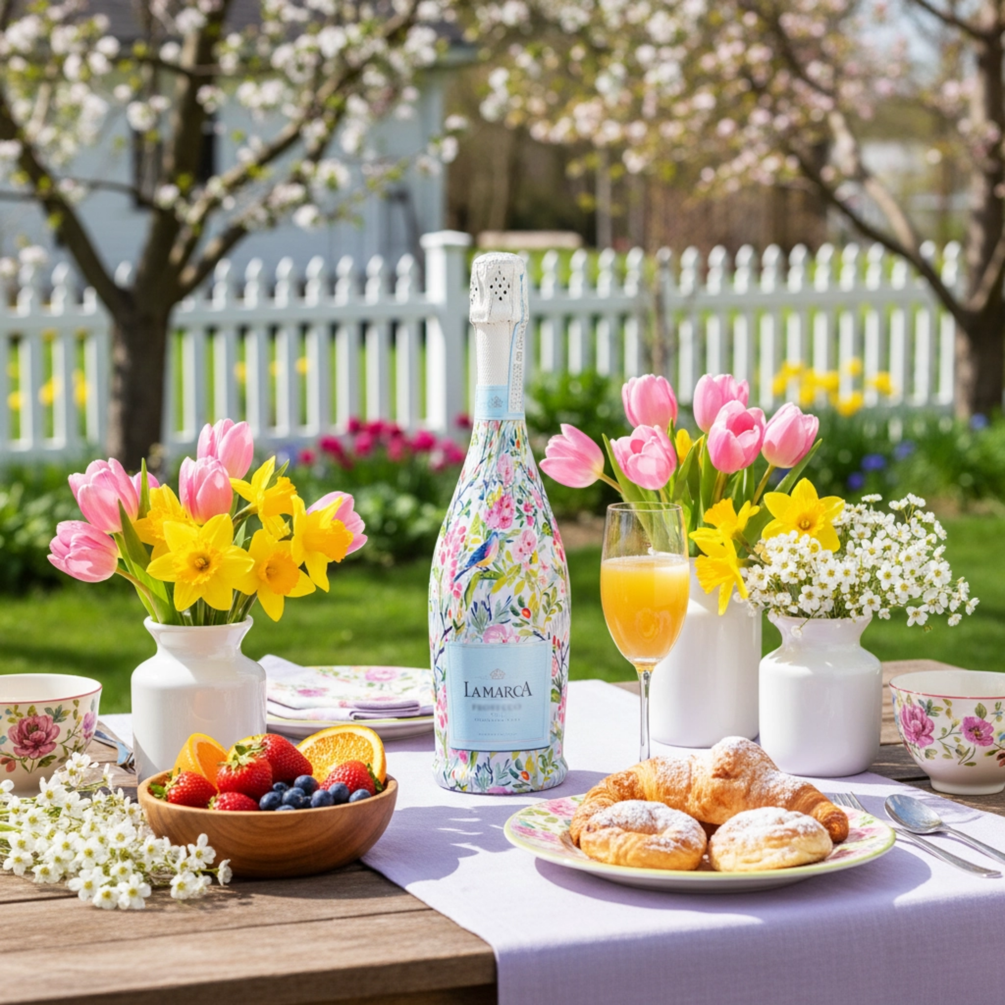 Springtime Serenade Bottle Wrap