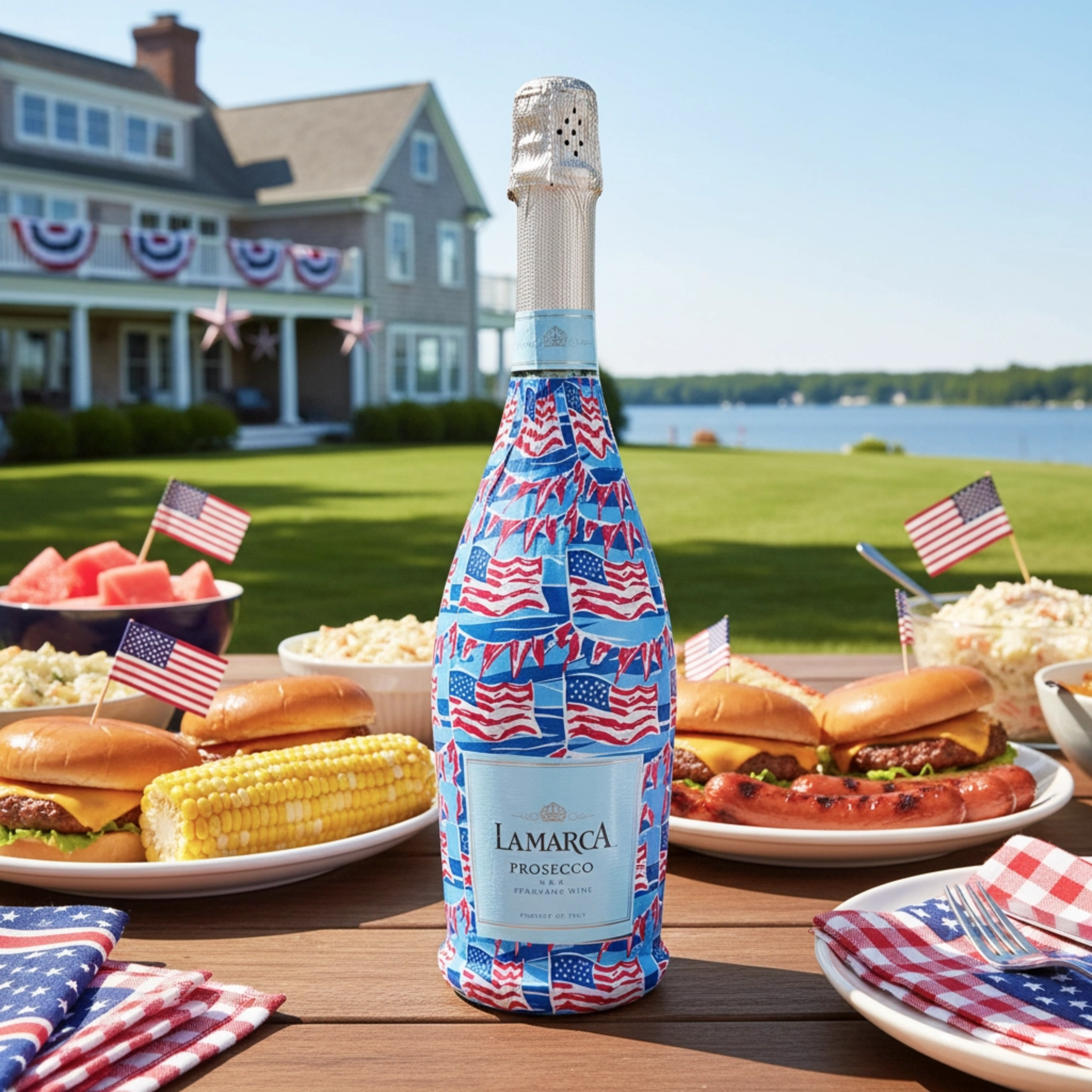 Stars & Stripes Bottle Wrap